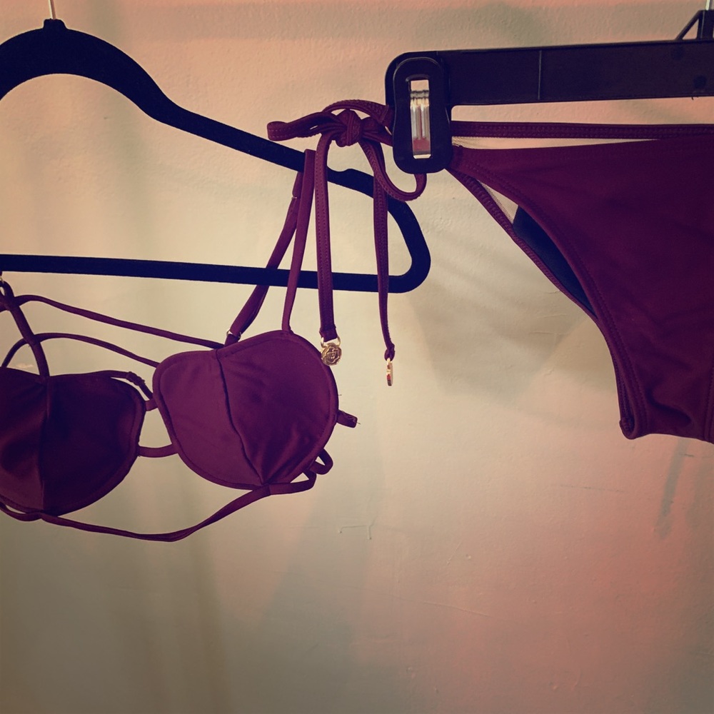 #wildfox #swimsuit #maroon #small